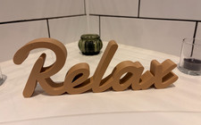3D Printed Freestanding Word