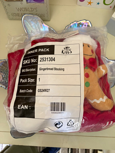 Three kings christmas stocking - three,