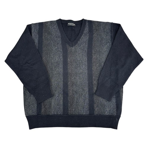 Vintage funky knit jumper - knit, 90s