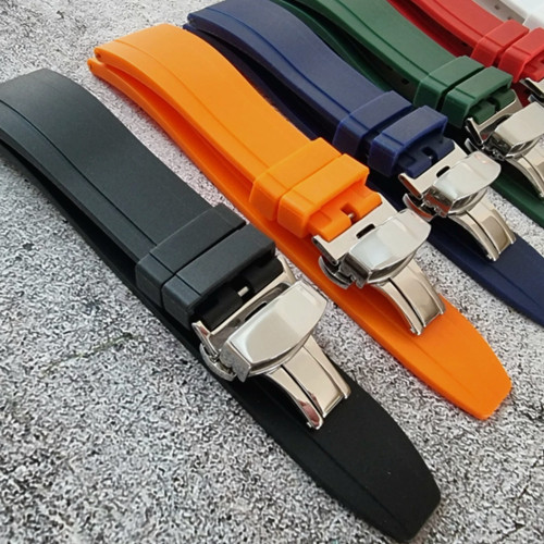 Rubber watch strap band divers - rubber,