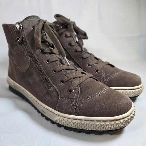Gabor bulner taupe suede high - suede,