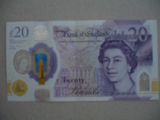 Queen Elizabeth £20 note with