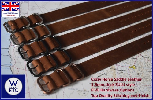 Brown full grain leather - brown,