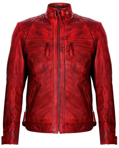 Men vintage red retro - red,