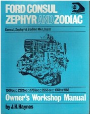 FORD CONSUL , ZEPHYR & ZODIAC