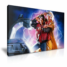 Back To The Future Movie Poster Canvas Print Wall Art ~ 5 Size