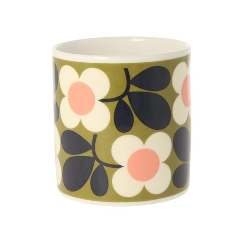Orla kiely floret green mug - kiely,