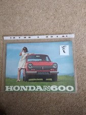 Honda N600 Original Brochure
