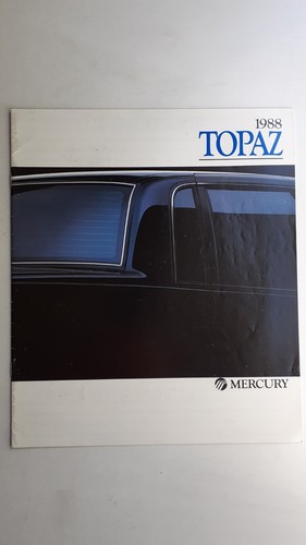 Mercury topaz 1988 brochure - topaz, (brochure