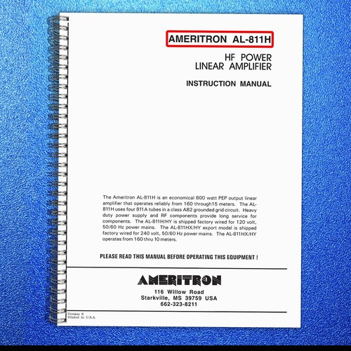 Ameritron 811h power - hf,