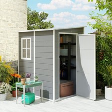 4x5FT Plastic Garden Shed