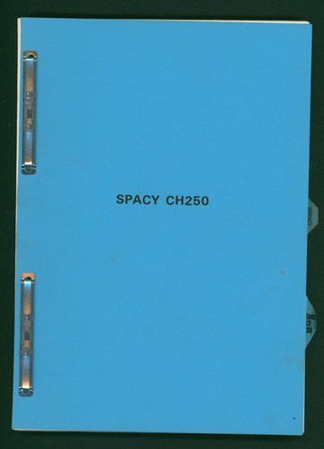 Honda spacy 250 factory manual - 250,