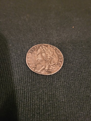 George silver shilling 1758 - george,