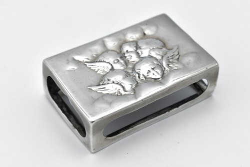 Antique solid silver - antique, matchbox