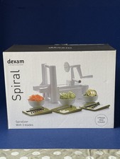 Dexam Spiralizer With 3 Blades - vegetable spiral - 
