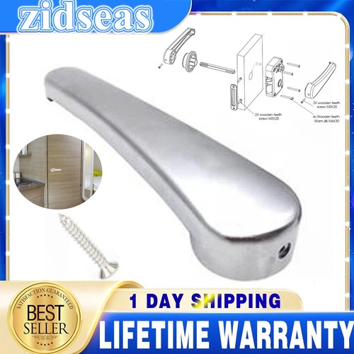 Silver toilet door handle - silver,