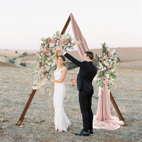 Triangle wedding ceremony arch - wedding,
