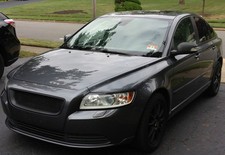 MESH Sport Grill Grille MATTE BLACK ABS for VOLVO S40 V50 2008 - 2012 FACELIFT