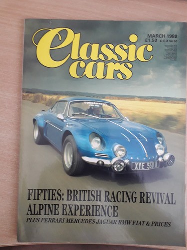 Classic cars magazine - classic, 1988