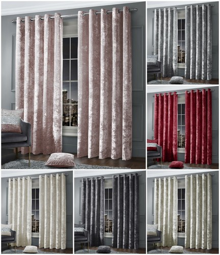 Luxury crushed velvet curtain - luxury,