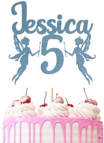 Personalised glitter cake - glitter,