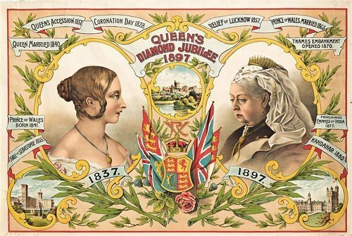 Vintage queen victoria diamond - queen,
