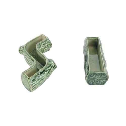 Vintage wade green log trinket - vintage,