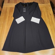 Isabella Oliver Rosa Maternity Dress In Caviar Black UK Size 10