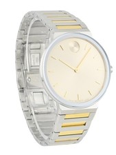 Movado Bold Horizon 3601075 Taupe Dial Two Tone Men's Watch