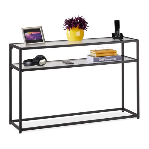 Console table glass dresser