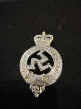 Obsolete British Isle of Man Constabulary Collar Badge Q/C Y 54