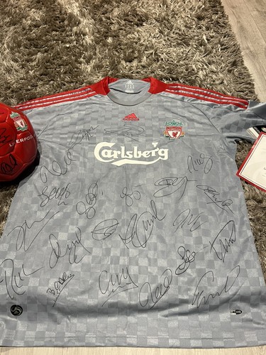 Liverpool signed shirt - signed,