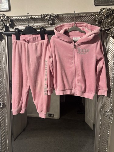 Baby pink velour juicy couture