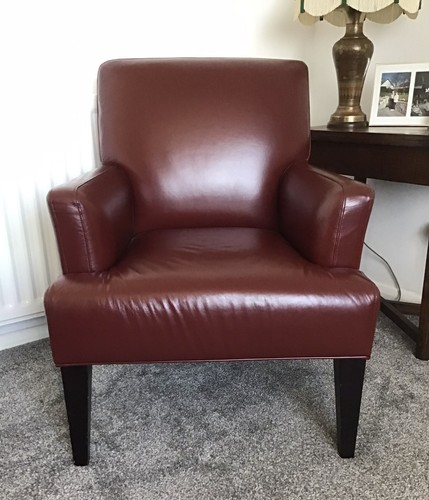 Leather armchair marks - leather, by
