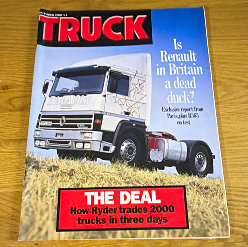Truck magazine october 1989 - truck,