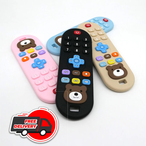 Baby silicone teething remote - baby,