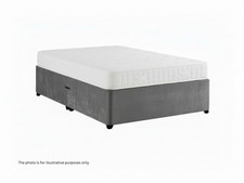 2ft6 Divan Bed Base Steel Grey