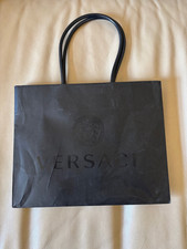VERSACE "Medusa" black Gift Tote Bag  with hard  handles- size 25 x 20 x 10 cm