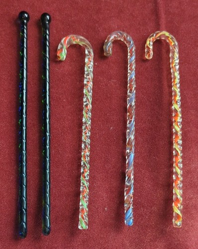 Glass cocktail stirrers - glass, /