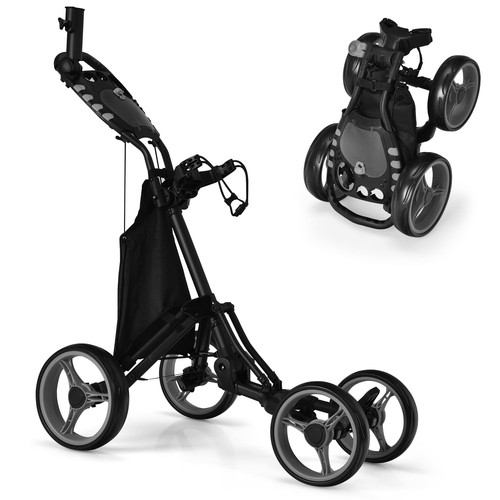 Costway golf push pull cart - pull,