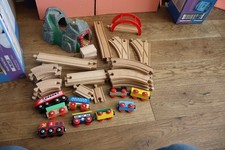 MIXED BRANDS WOODEN TRAIN SET