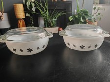Vintage pyrex black gaiety - pyrex,