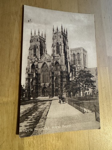 Postcard york minster - -, west
