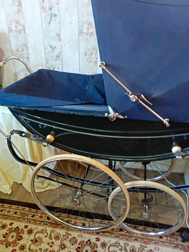 Vintage style baby pram - vintage-style, pram,