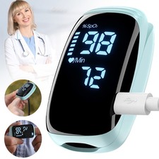 New Heart Rate Monitor Oximeter Blood Oxygen SpO2 Finger Pulse Saturation Meter