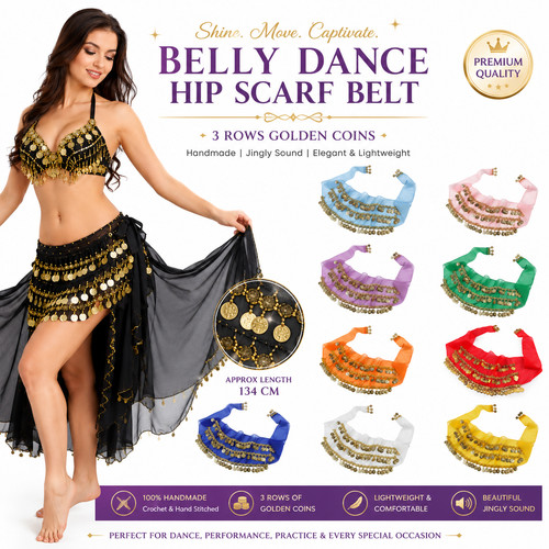 3rows belly dance - belly, wrap