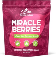 Miracle Berries |  30 Servings | Zero Calories | Zero Sugar 100% Natural Fruit