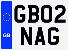 GB02 NAG OLD 2002 NUMBER PLATE