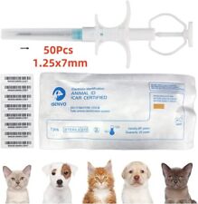 50pcs 1.25x7mm Smallest Pet ID