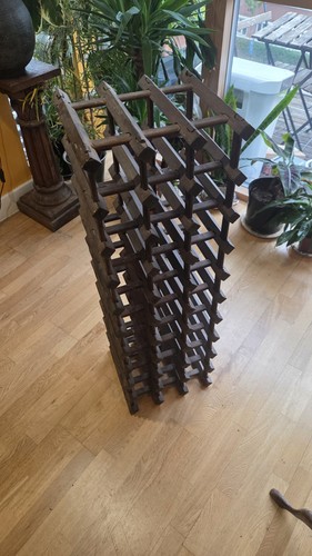 Wooden wine rack storage - storage, 30